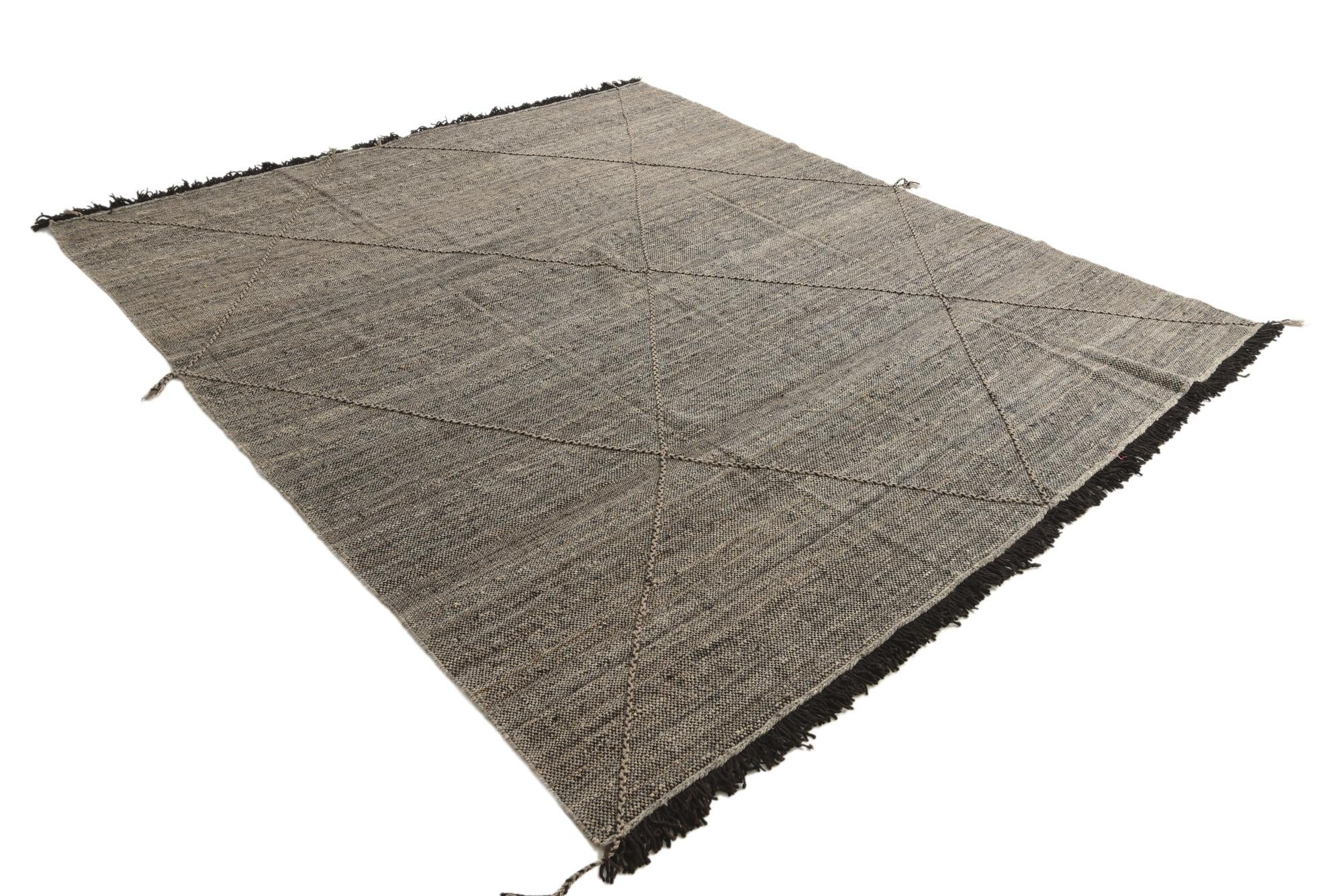 8' 5 x 9' 8 Hand Knotted Moroccan Wool Rug