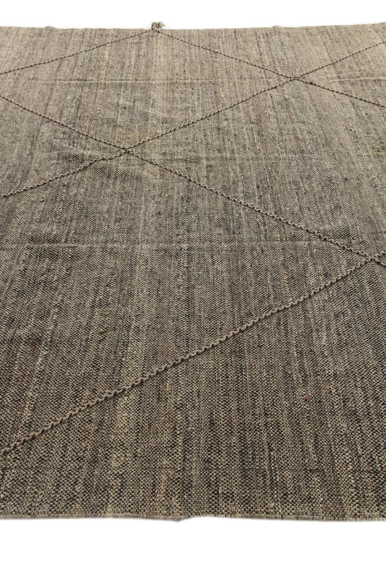 8' 5 x 9' 8 Hand Knotted Moroccan Wool Rug