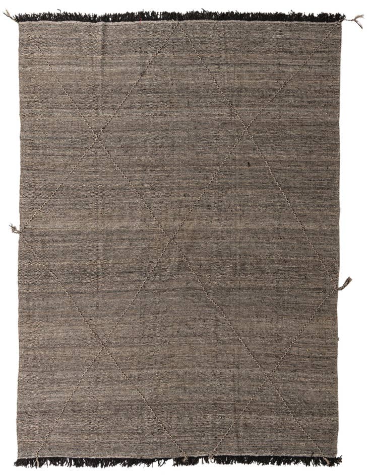 Detail image of 8' 5 x 9' 8 Hand Knotted Moroccan Wool Rug
