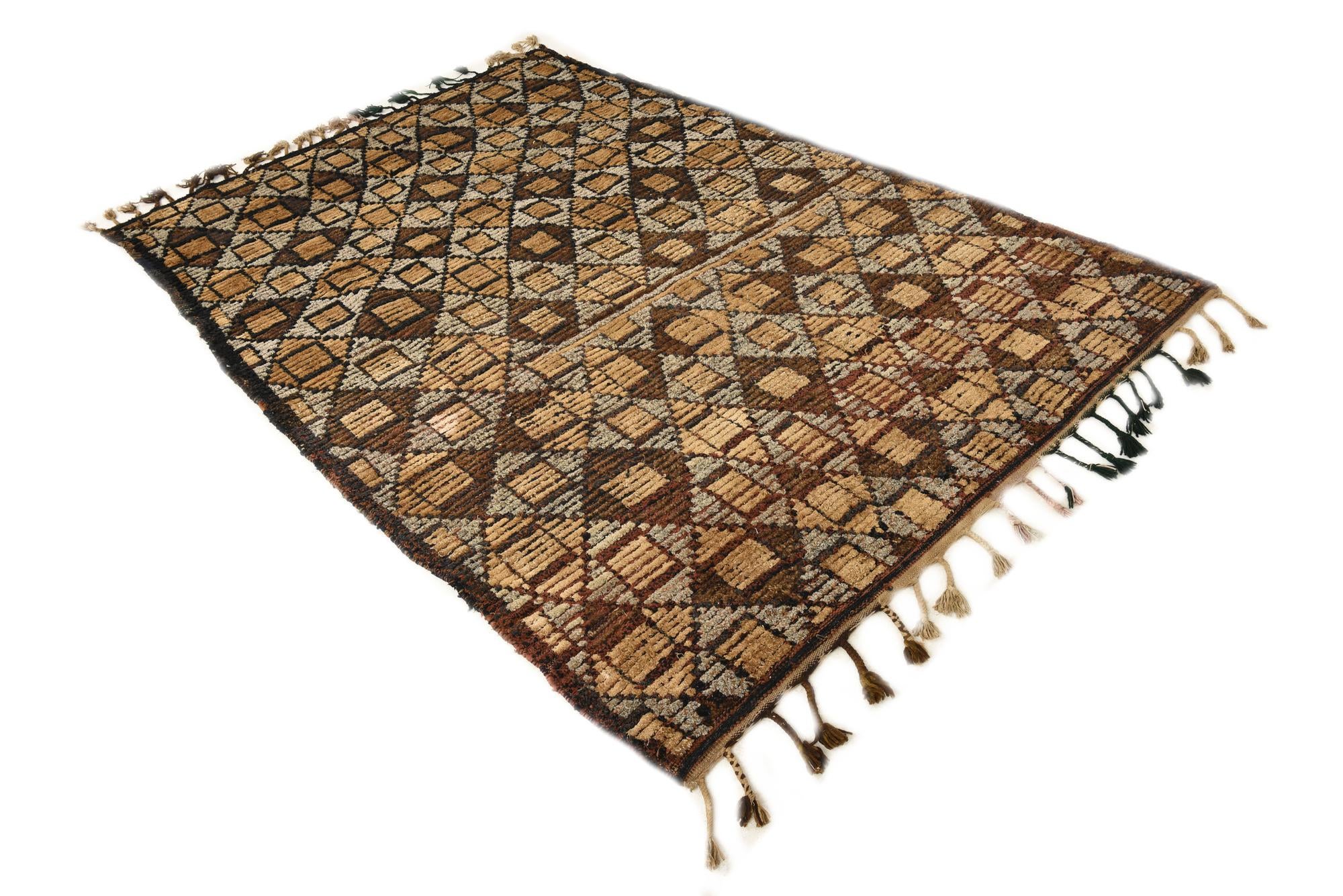 5' 6 x 7' 10 Hand Knotted Moroccan Wool Rug