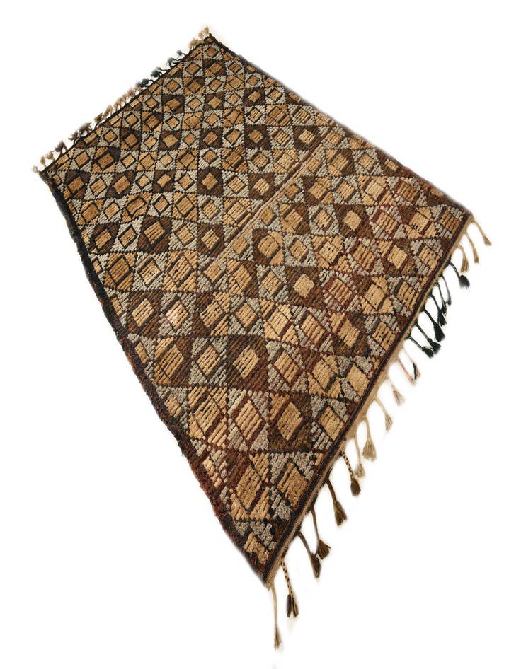 Detail image of 5' 6 x 7' 10  Hand Knotted Moroccan Wool Rug