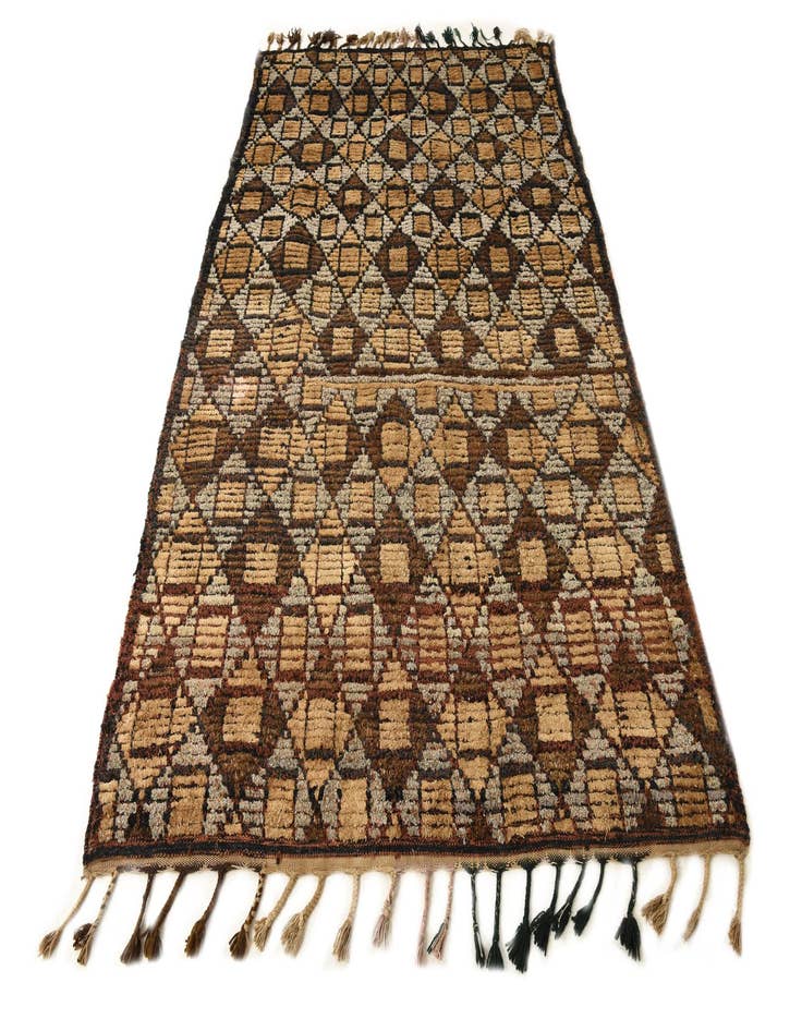 Detail image of 5' 6 x 7' 10  Hand Knotted Moroccan Wool Rug