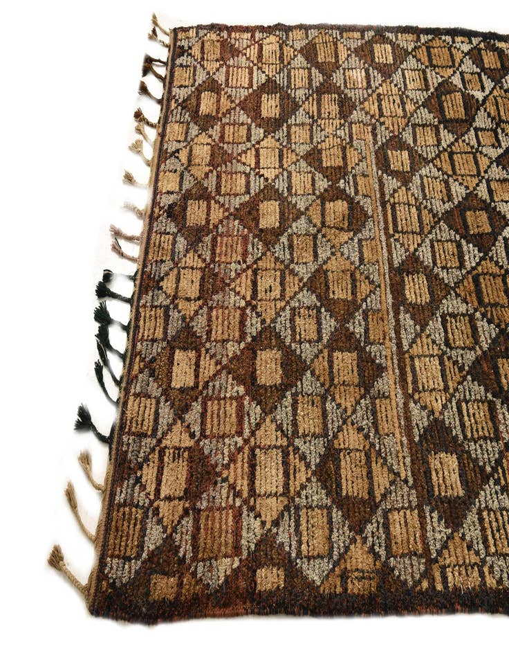 Detail image of 5' 6 x 7' 10  Hand Knotted Moroccan Wool Rug