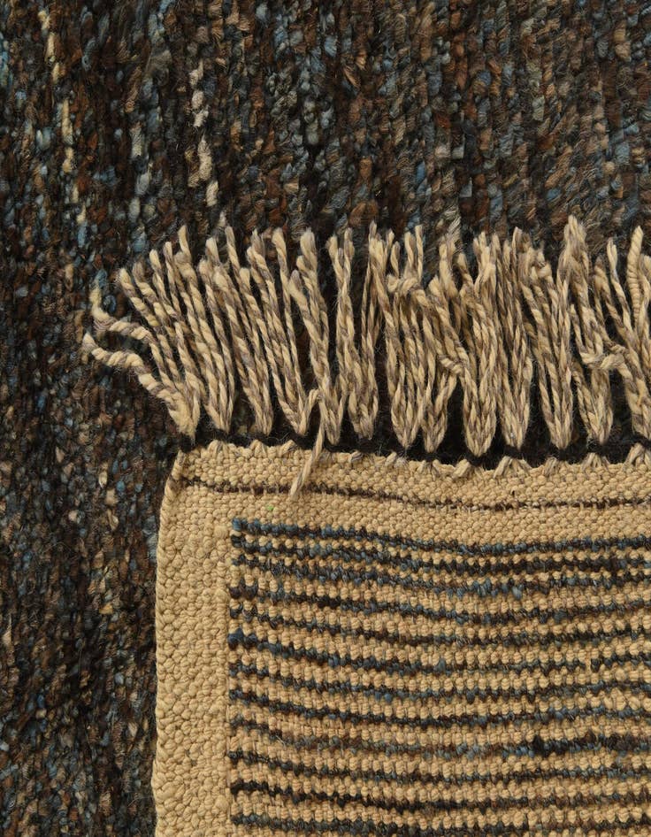 Detail image of 6' 4 x 9' 4  Hand Knotted Moroccan Wool Rug