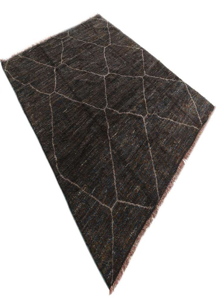 8' x 9' 8 Hand Knotted Moroccan Wool Rug