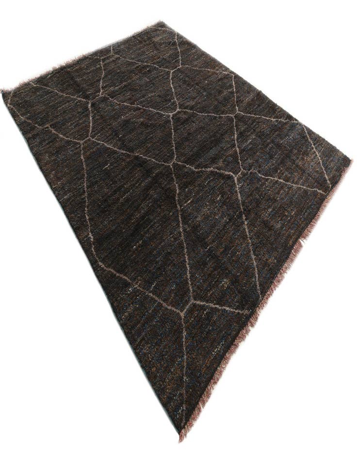 Detail image of 8' x 9' 8 Hand Knotted Moroccan Wool Rug