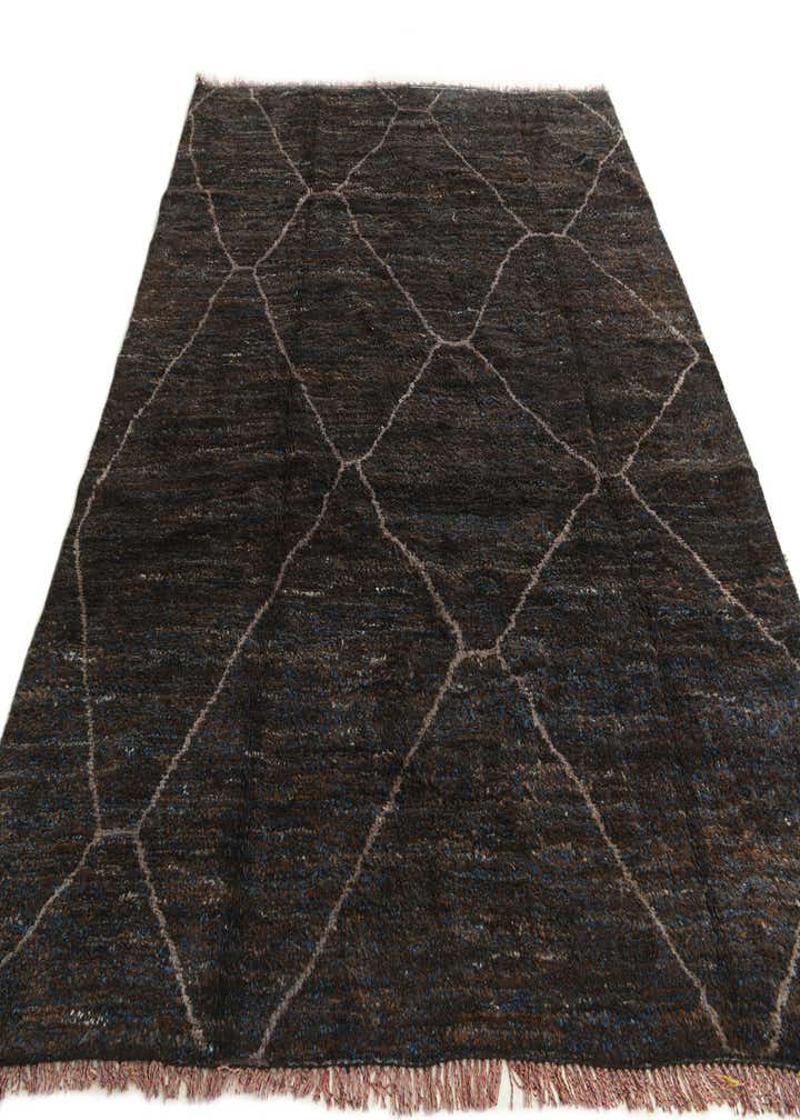 8' x 9' 8 Hand Knotted Moroccan Wool Rug