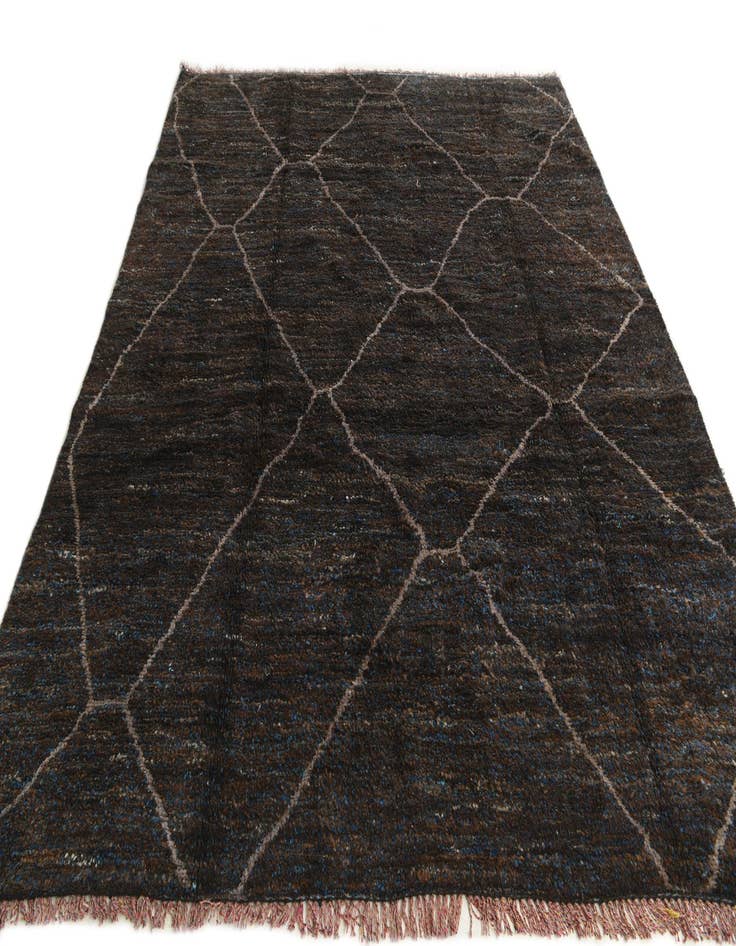 Detail image of 8' x 9' 8 Hand Knotted Moroccan Wool Rug