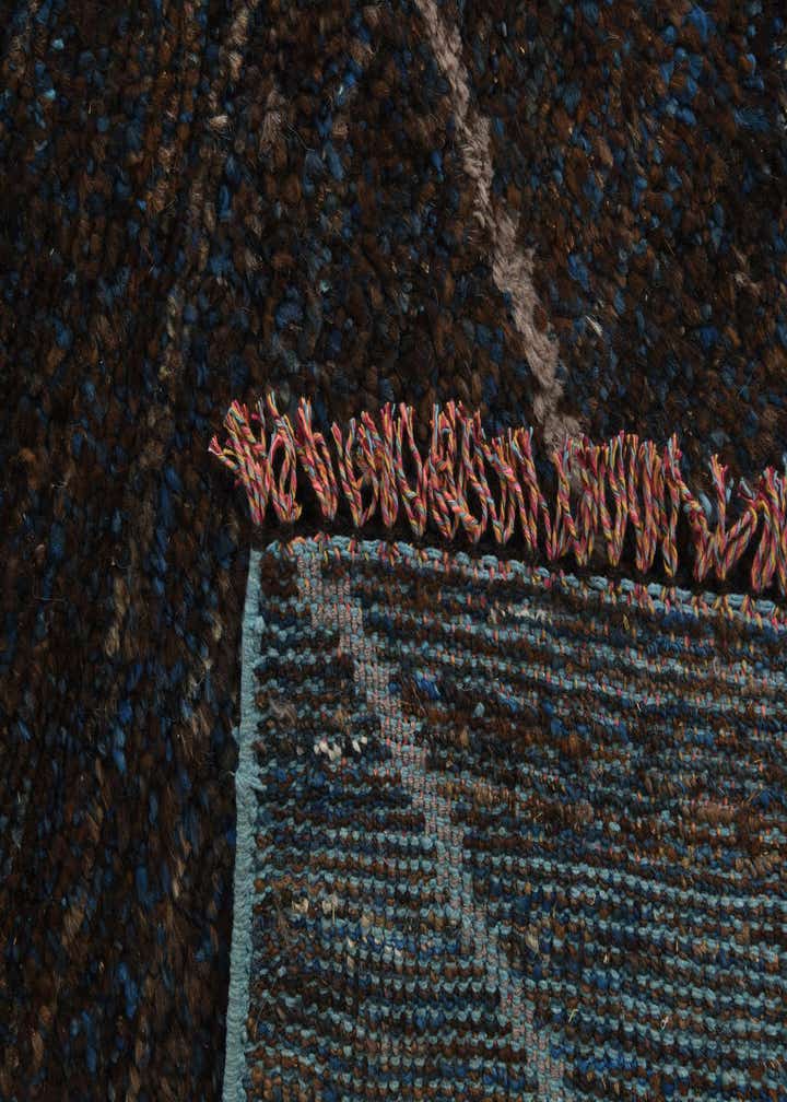 8' x 9' 8 Hand Knotted Moroccan Wool Rug