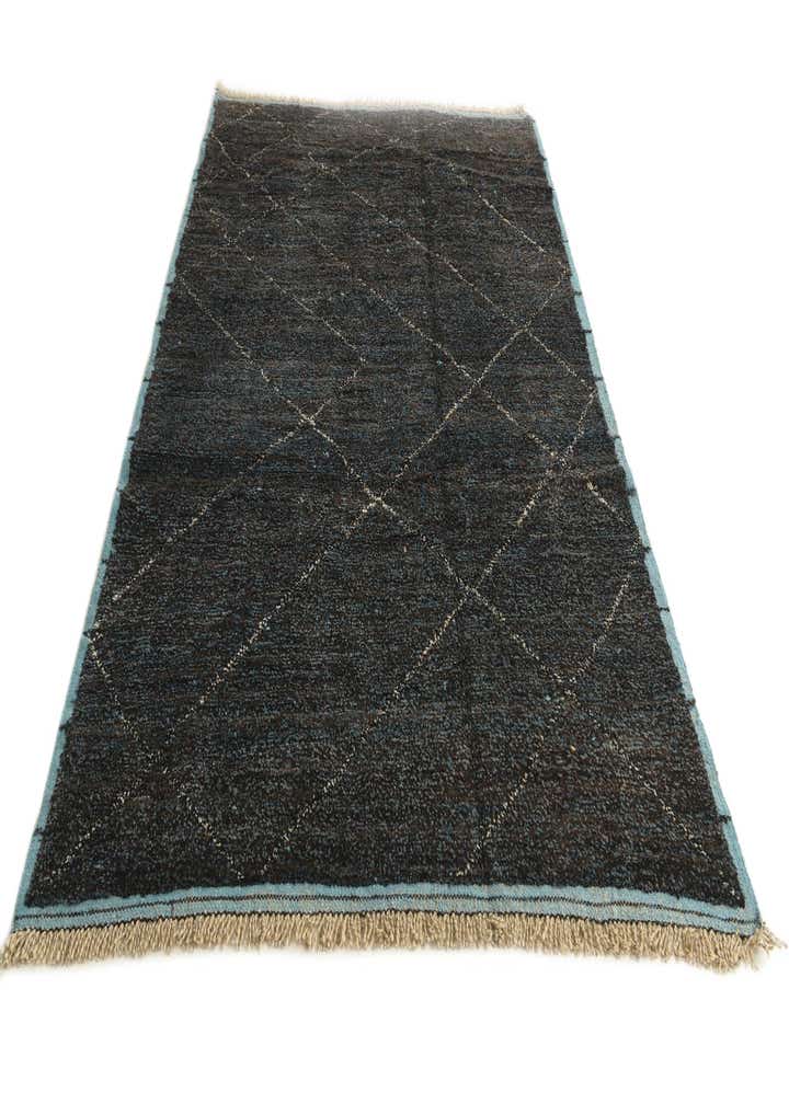 5' 10 x 8' 6 Hand Knotted Moroccan Wool Rug