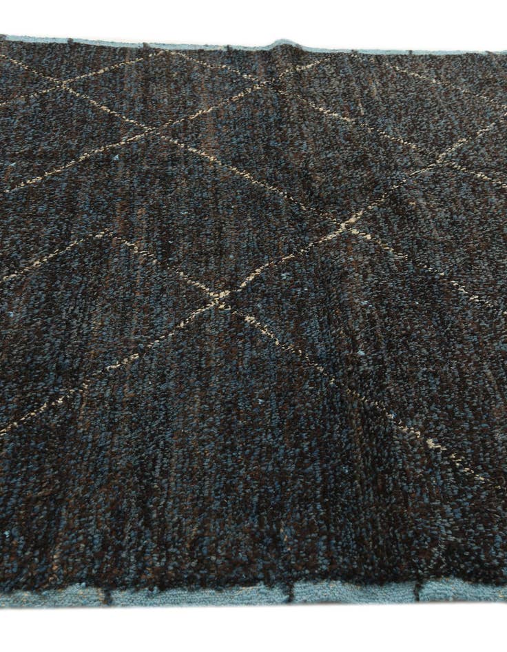 Detail image of 5' 10 x 8' 6 Hand Knotted Moroccan Wool Rug