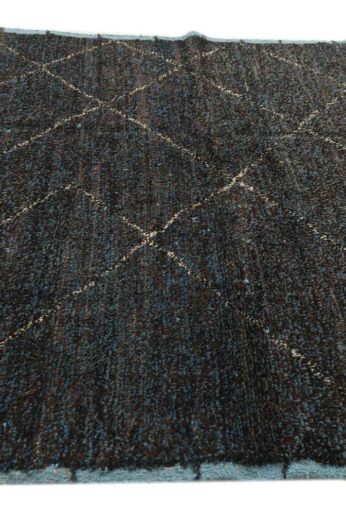 5' 10 x 8' 6 Hand Knotted Moroccan Wool Rug