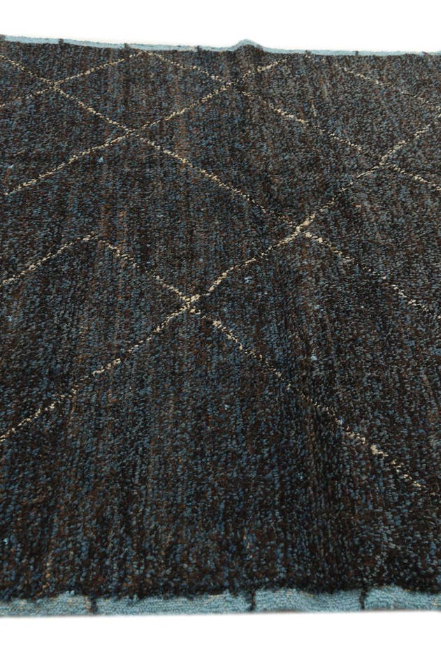 Detail image of 5' 10 x 8' 6 Hand Knotted Moroccan Wool Rug