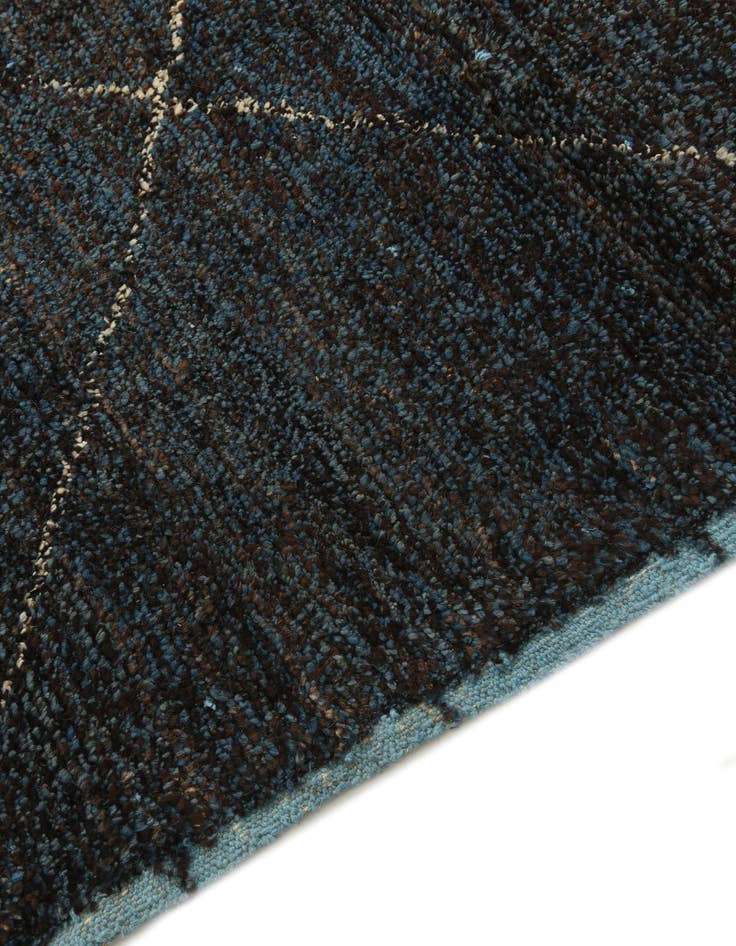 Detail image of 5' 10 x 8' 6 Hand Knotted Moroccan Wool Rug