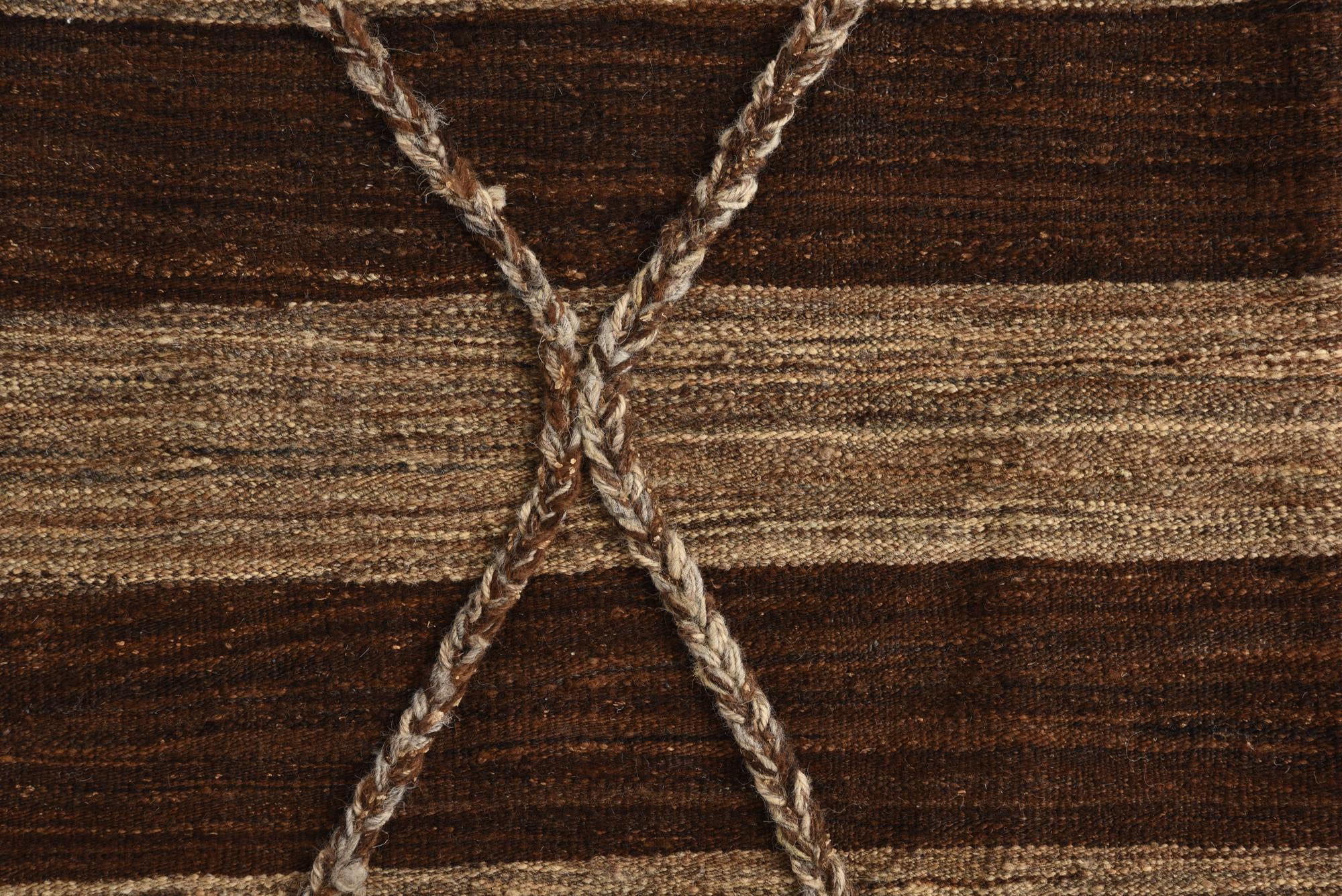 9' 7 x 12' 10 Hand Knotted Moroccan Wool Rug