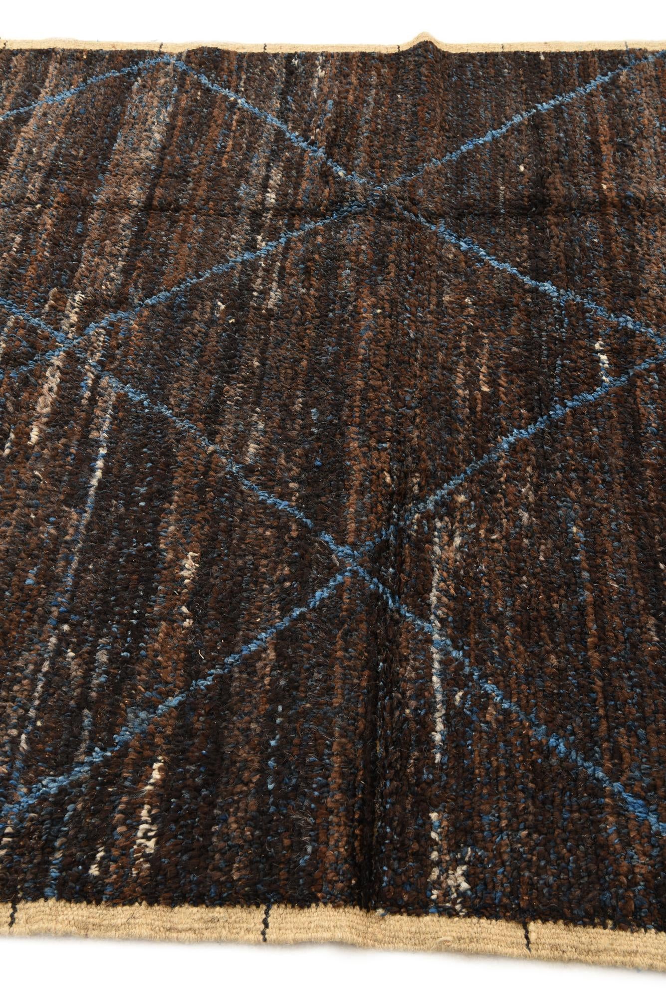 5' 4 x 8' 5 Hand Knotted Moroccan Wool Rug