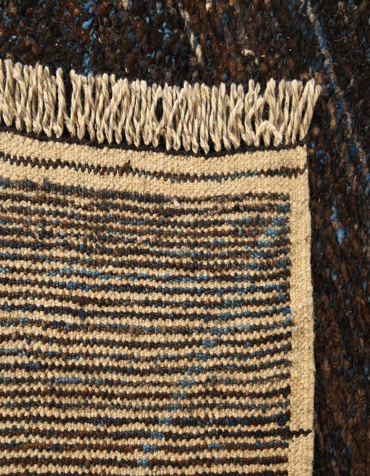 Detail image of 5' 4 x 8' 5  Hand Knotted Moroccan Wool Rug