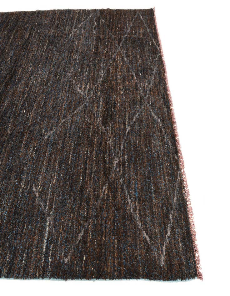 Detail image of 7' 10 x 10' 1  Hand Knotted Moroccan Wool Rug