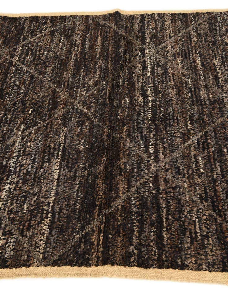 Detail image of 5' 3 x 8' 4  Hand Knotted Moroccan Wool Rug