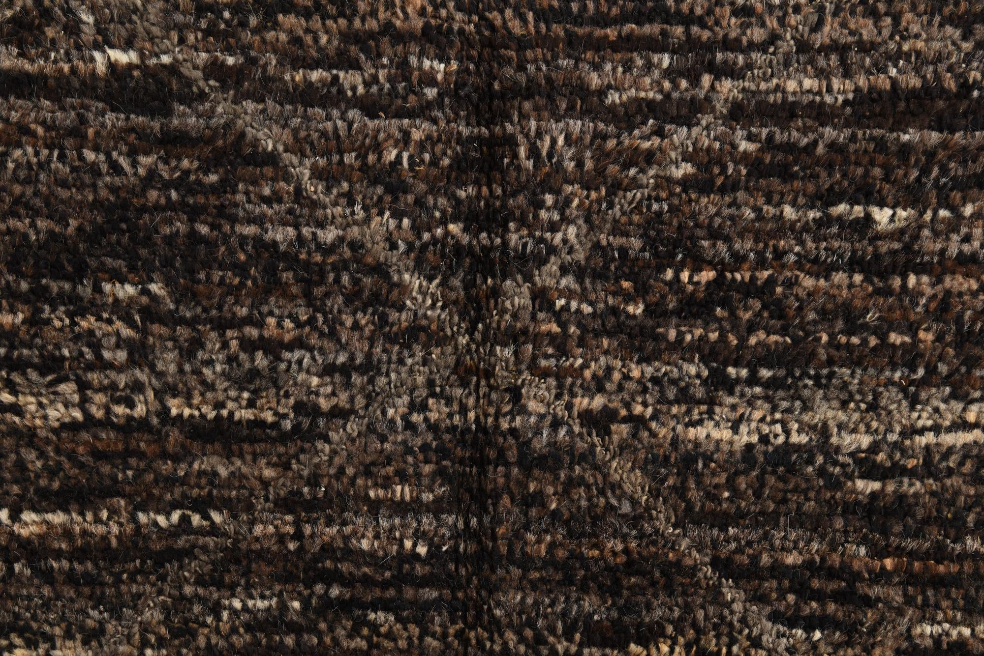 5' 3 x 8' 4 Hand Knotted Moroccan Wool Rug