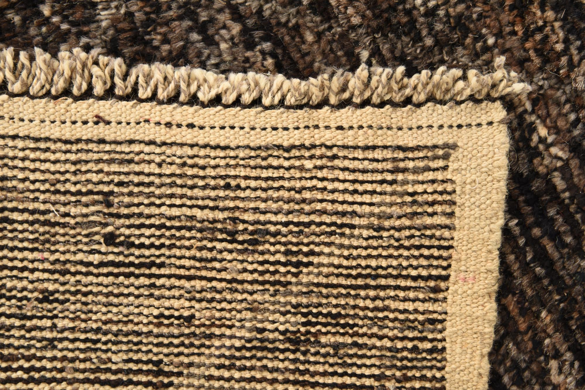5' 3 x 8' 4 Hand Knotted Moroccan Wool Rug