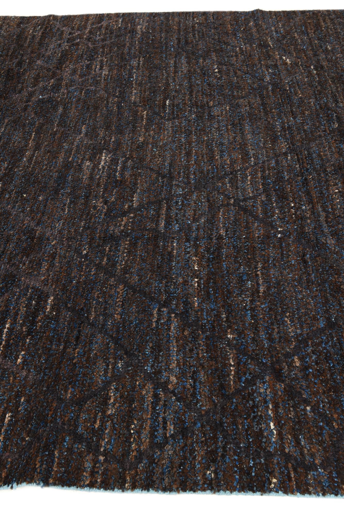 8' 4 x 10' Hand Knotted Moroccan Wool Rug