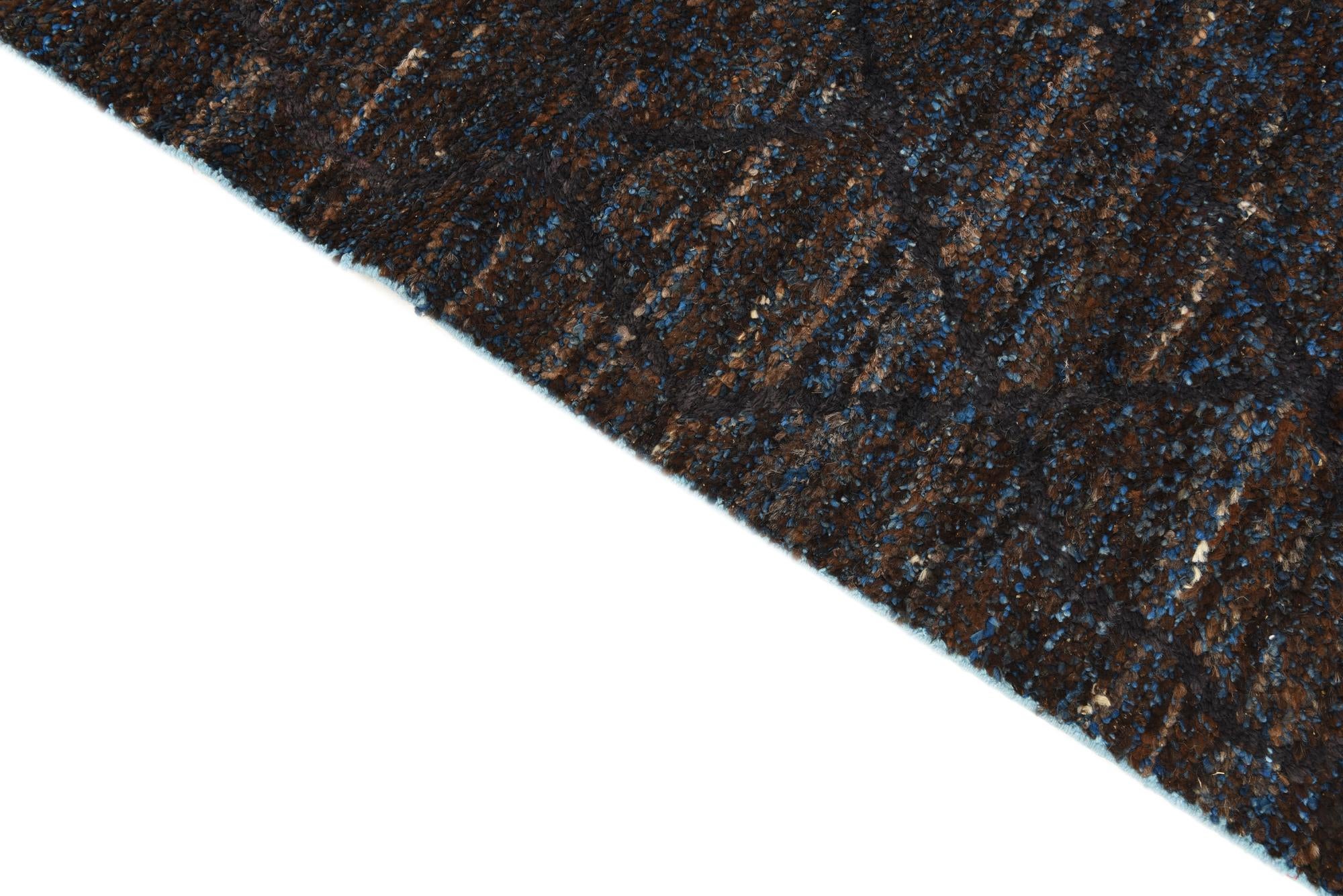 8' 4 x 10' Hand Knotted Moroccan Wool Rug