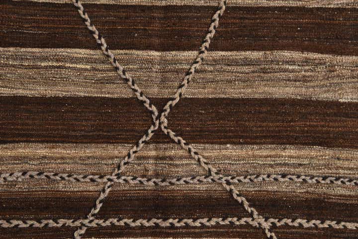 6' 5 x 9' 10 Hand Knotted Moroccan Wool Rug