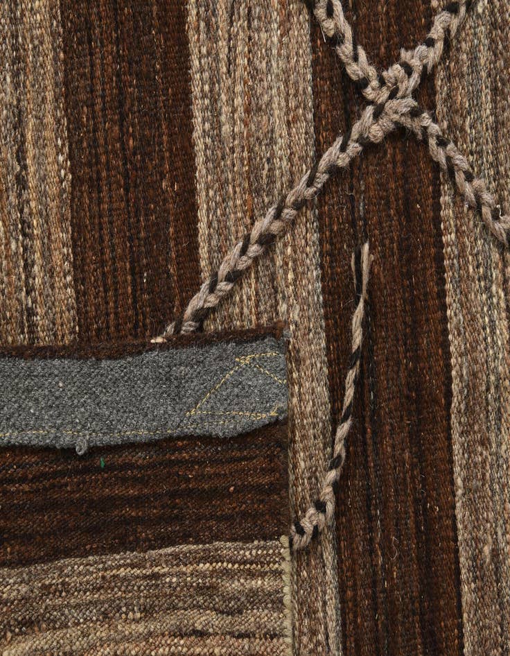 Detail image of 6' 5 x 9' 10  Hand Knotted Moroccan Wool Rug