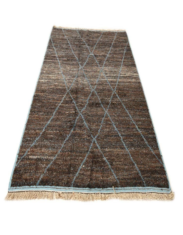 Detail image of 6' x 9' 1  Hand Knotted Moroccan Wool Rug