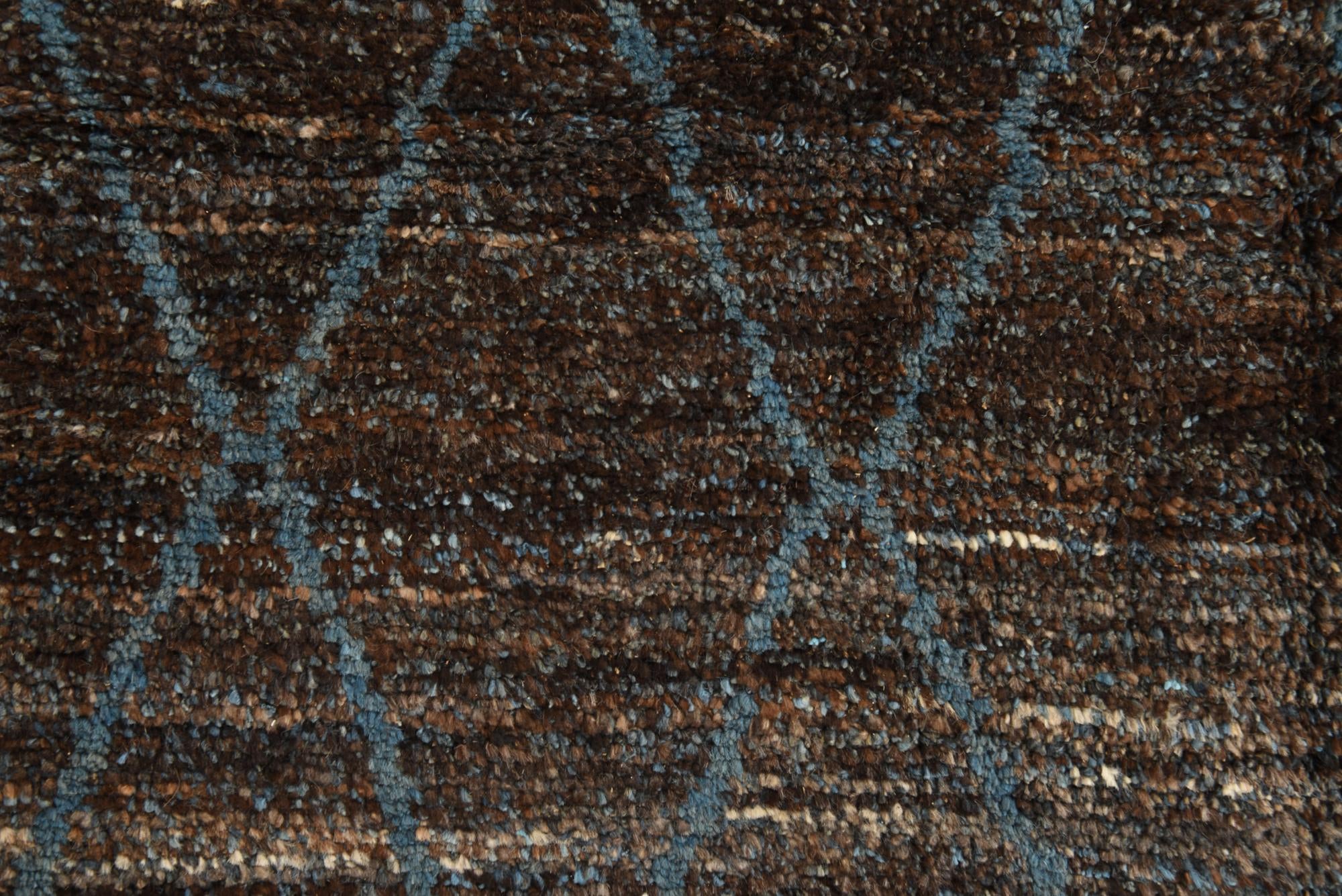 6' x 9' 1 Hand Knotted Moroccan Wool Rug
