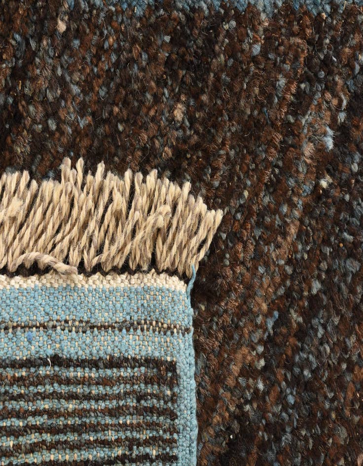 Detail image of 6' x 9' 1  Hand Knotted Moroccan Wool Rug