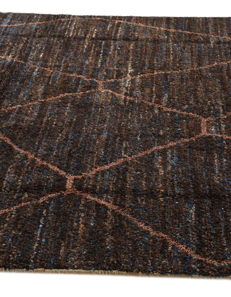 Detail image of 6' x 9' 2  Hand Knotted Moroccan Wool Rug