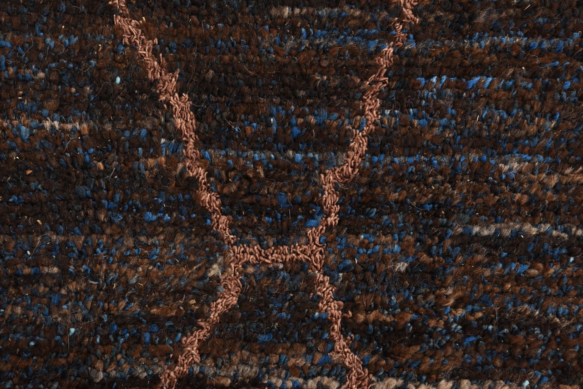 6' x 9' 2 Hand Knotted Moroccan Wool Rug