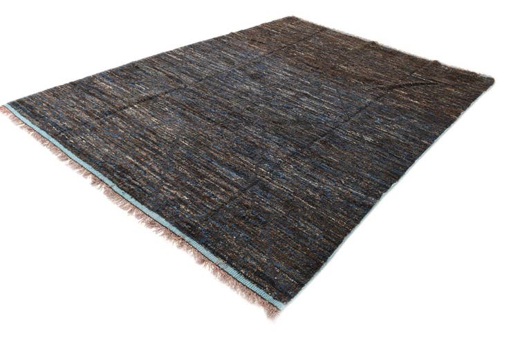 Detail image of 7' 10 x 10' 10 Hand Knotted Moroccan Wool Rug