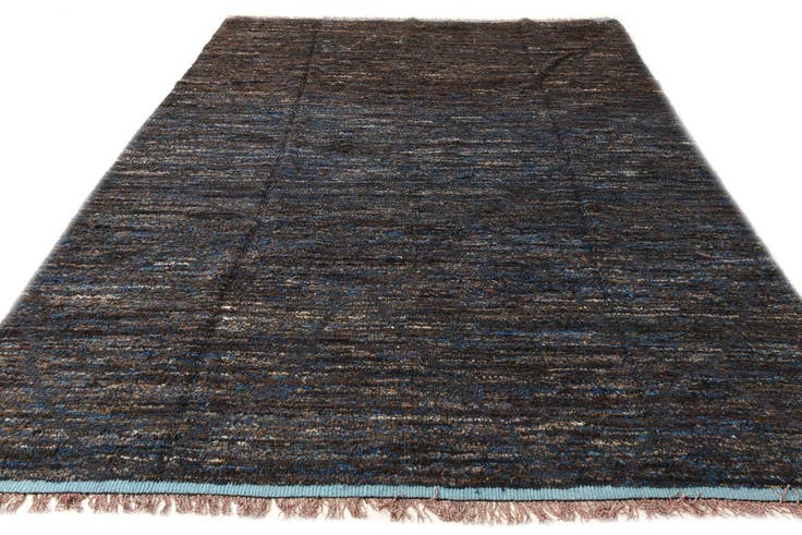 Detail image of 7' 10 x 10' 10 Hand Knotted Moroccan Wool Rug