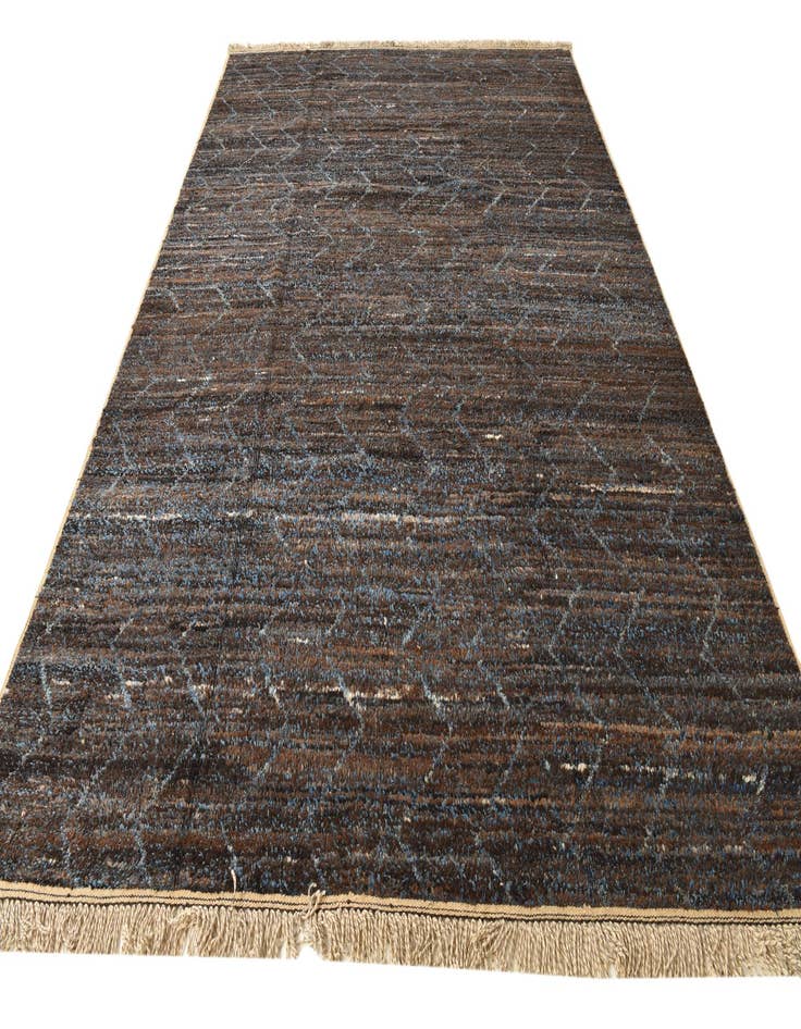 Detail image of 9' x 12' 7  Hand Knotted Moroccan Wool Rug