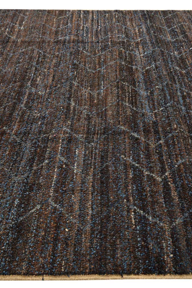 9' x 12' 7 Hand Knotted Moroccan Wool Rug