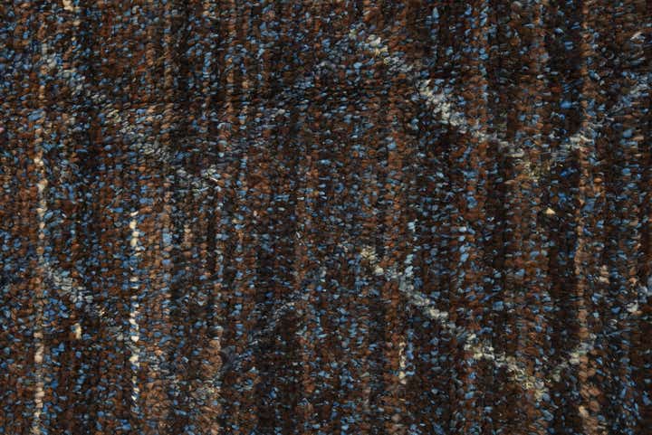 9' x 12' 7 Hand Knotted Moroccan Wool Rug