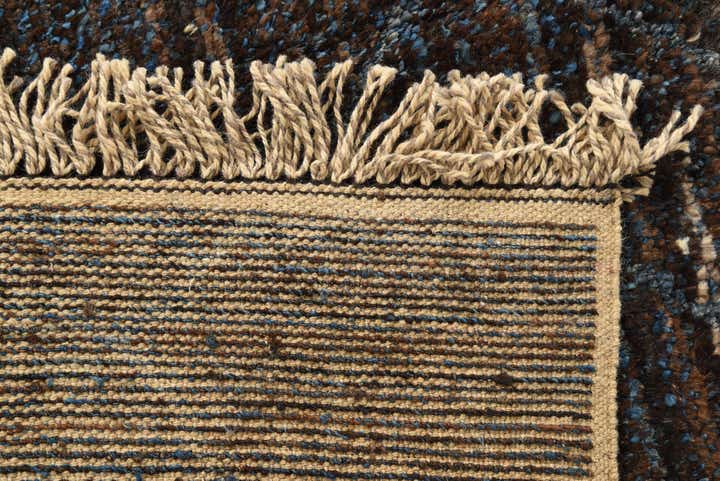 9' x 12' 7 Hand Knotted Moroccan Wool Rug