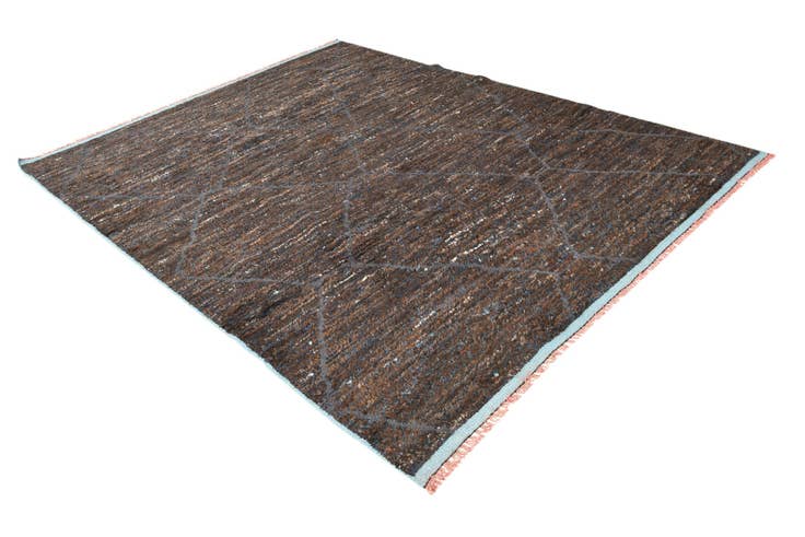 Detail image of 8' 1 x 10' 5 Hand Knotted Moroccan Wool Rug