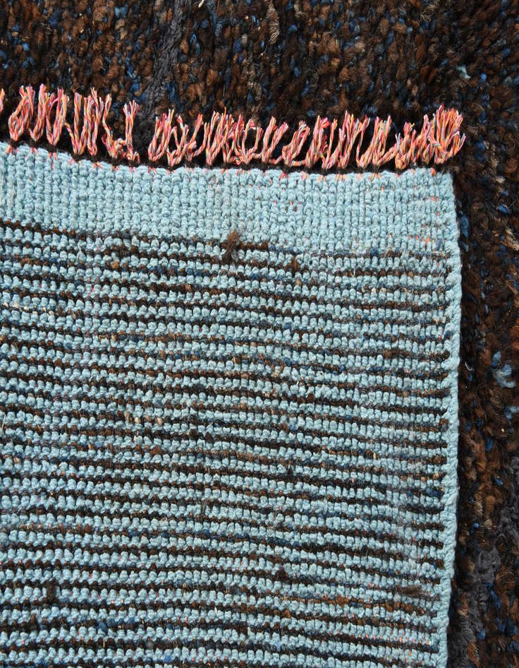 Detail image of 8' 1 x 10' 5  Hand Knotted Moroccan Wool Rug