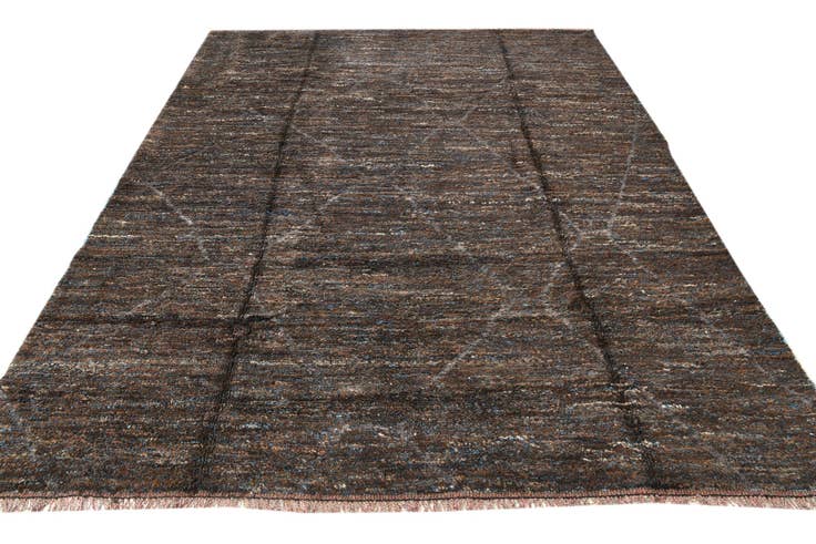 Detail image of 8' 2 x 10' 9 Hand Knotted Moroccan Wool Rug