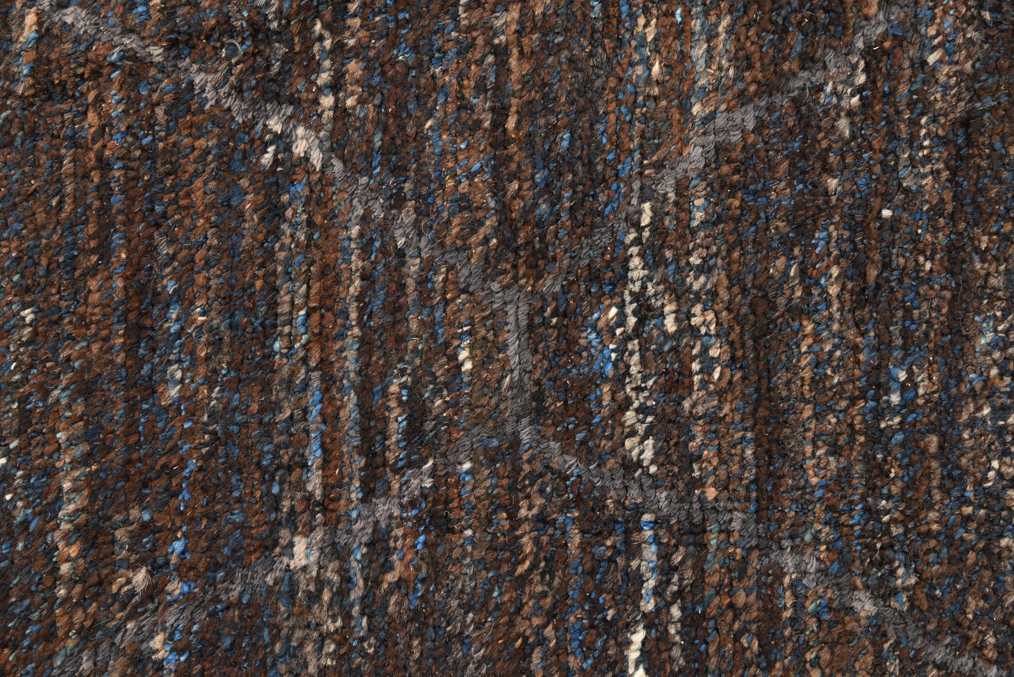8' 2 x 10' 9 Hand Knotted Moroccan Wool Rug