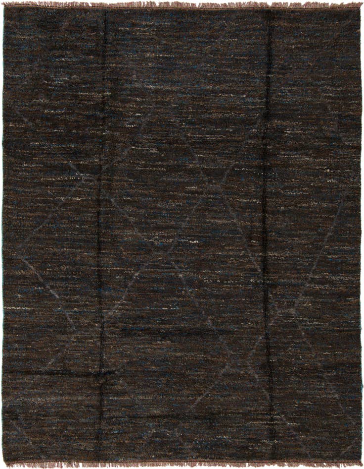 Detail image of 8' 2 x 10' 9 Hand Knotted Moroccan Wool Rug