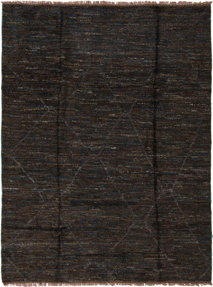 Detail image of 8' 2 x 10' 9 Hand Knotted Moroccan Wool Rug