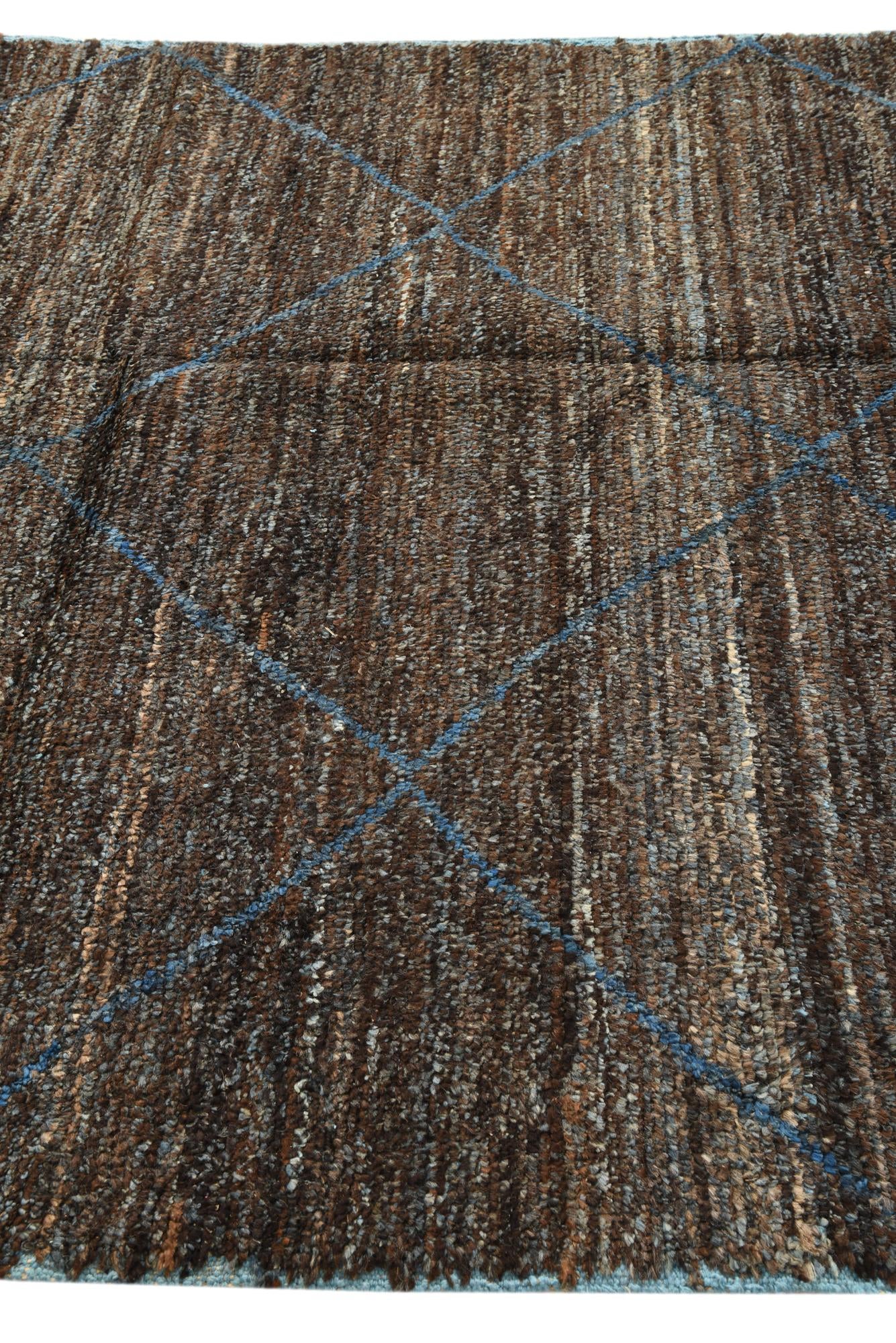 6' 3 x 9' 6 Hand Knotted Moroccan Wool Rug