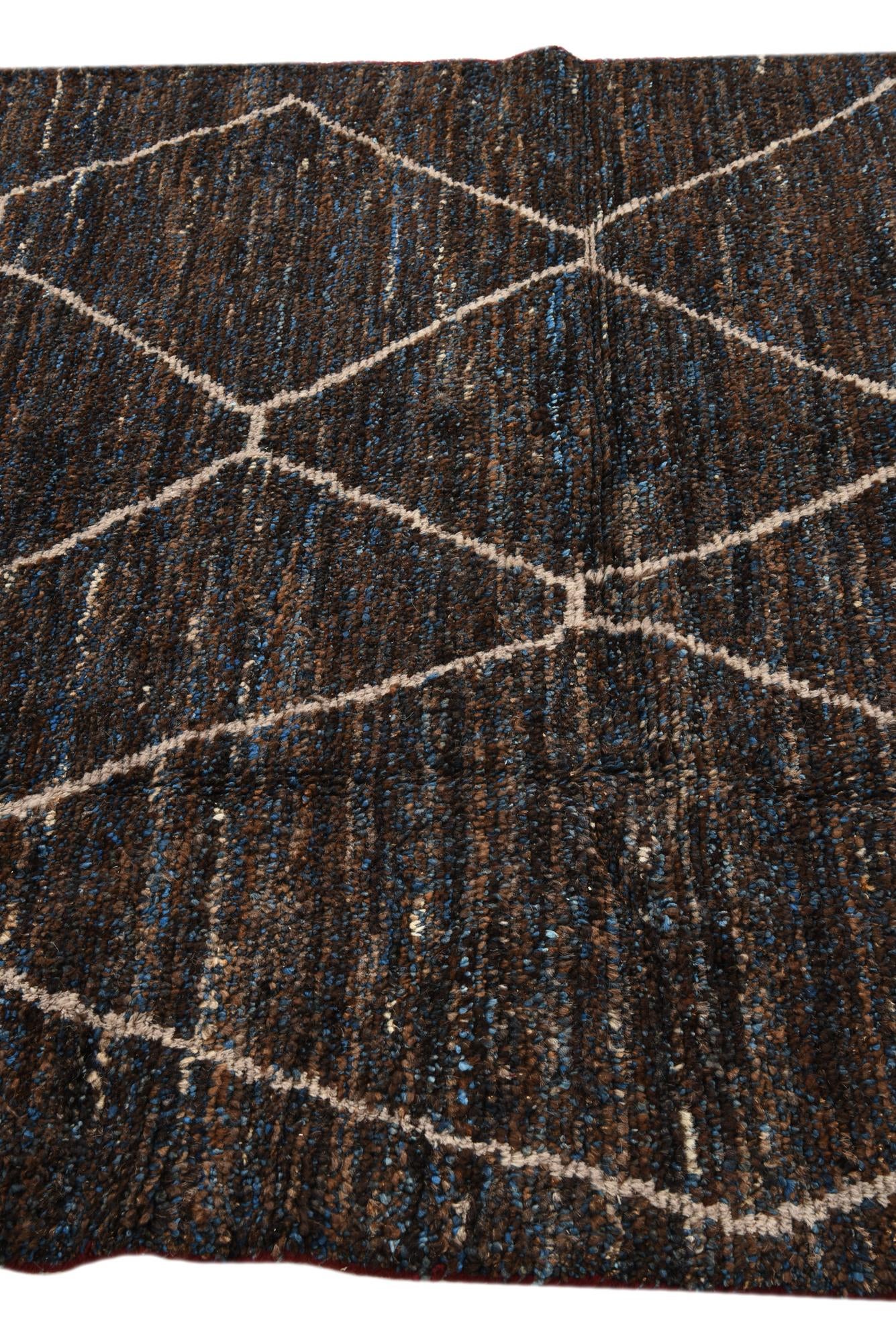 5' 2 x 7' 3 Hand Knotted Moroccan Wool Rug