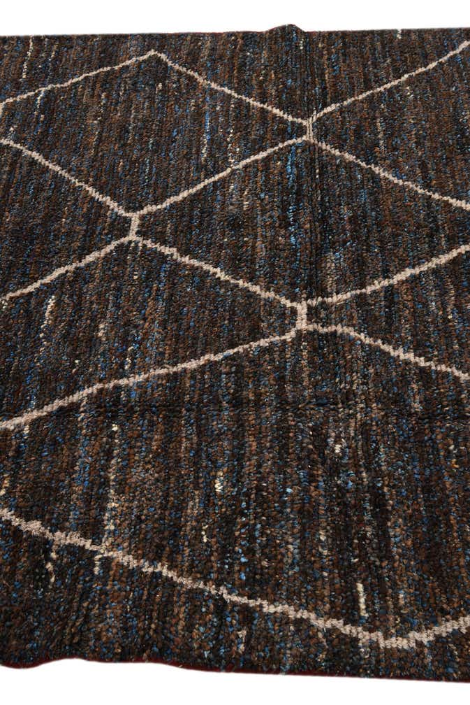 155cm x 220cm anudado a mano marroquí Alfombra Lana