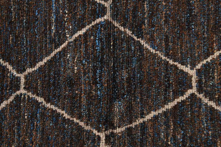 155cm x 220cm anudado a mano marroquí Alfombra Lana